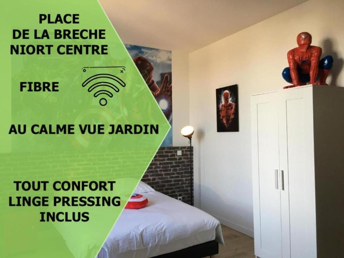 Le Marvel Centre La Breche Wifi Vue Jardin Apartment Niort Ngoại thất bức ảnh